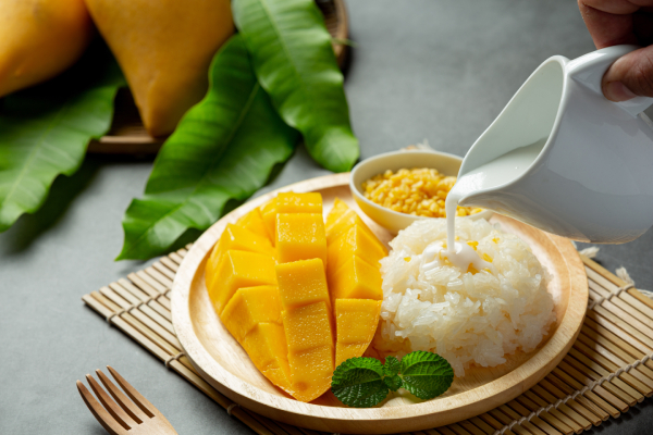 ข้าวเหนียวมะม่วง (Mango Sticky Rice)