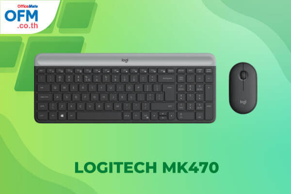 คีย์บอร์ด Logitech MK470-OfficeMate