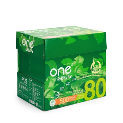 กระดาษแบรนด์ ONE เป็นมิตรกับสิ่งแวดล้อม