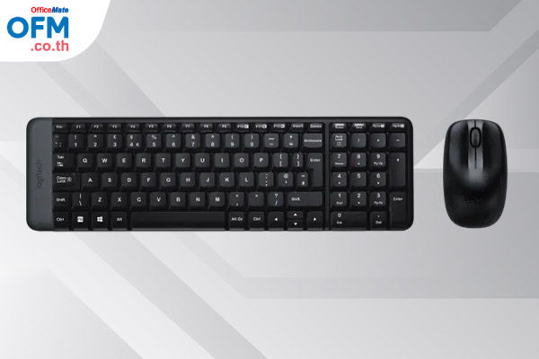 ชุดคีย์บอร์ดและเมาส์ไร้สาย_Logitech-MK220_OfficeMate