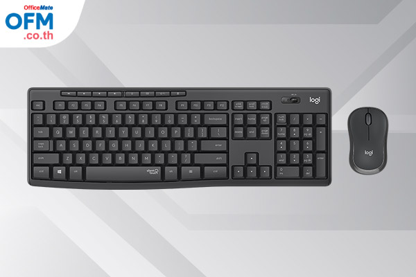 ชุดคีย์บอร์ดและเมาส์ไร้สาย_Logitech-MK295_OfficeMate