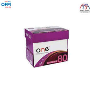 กระดาษ A4 ยอดฮิต- A4 80แกรม 500แผ่น  ONE -OfficeMate