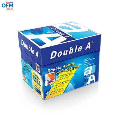OFM-กระดาษถ่ายเอกสาร A4 80 แกรม (แพ็ค5รีม) Double A5010111