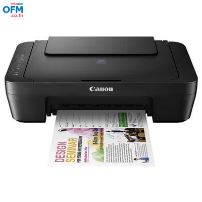 เครื่องปริ้นเตอร์มัลติฟังก์ชั่นอิงค์เจ็ท Canon รุ่น Pixma E410-เครื่องปริ้น All in one-OFM 