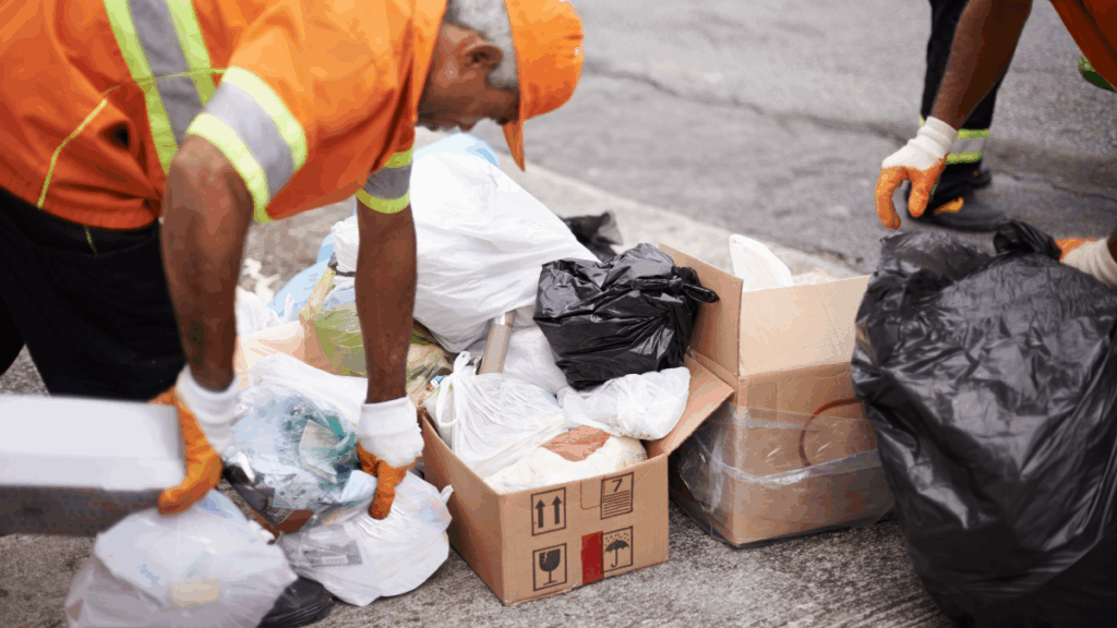 waste-separation-drop-off-points คัดแยกขยะเสร็จนำขยะไปทิ้งตามจุดรับ