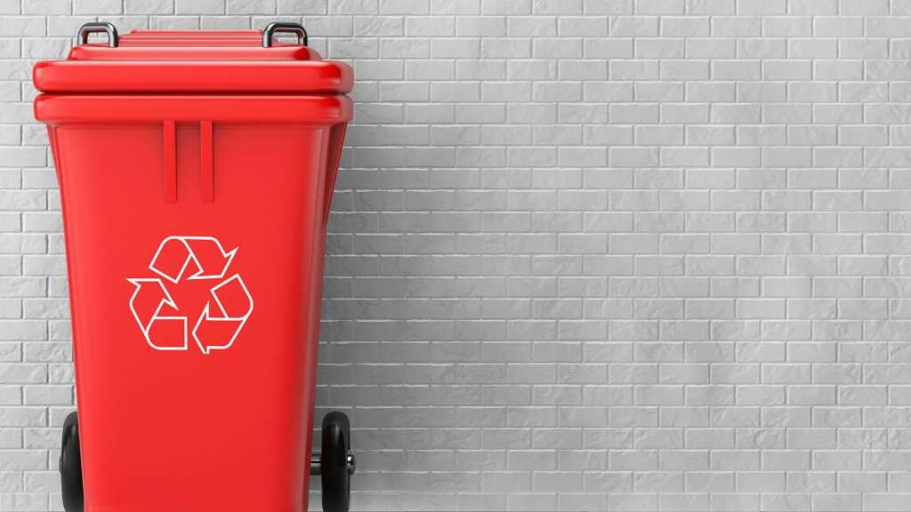 red-waste-bin-separated-trash ถังขยะแยกประเภท สีแดง