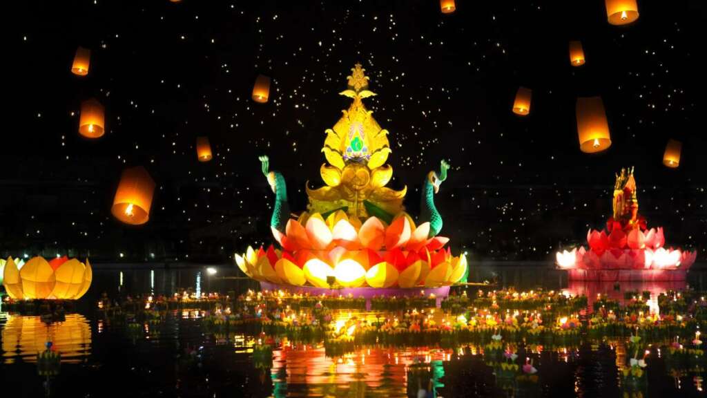 วันลอยกระทง 2568 สถานที่จัดงาน