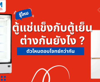 รู้ไหม ตู้แช่แข็งกับตู้เย็นต่างกันยังไง แล้วตัวไหนตอบโจทย์คุณกว่ากัน