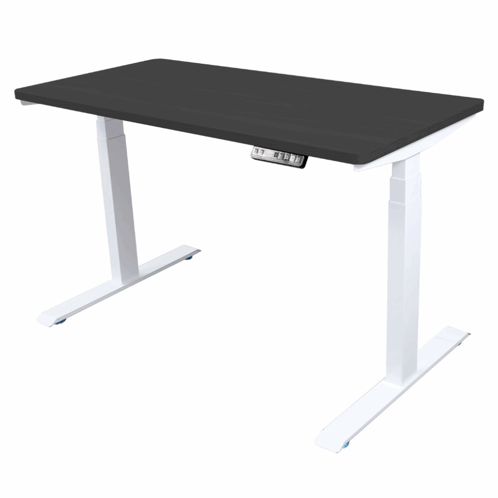 ergonomic แขนยึดจอคอมพิวเตอร์ 2 จอ สีดำ prospec