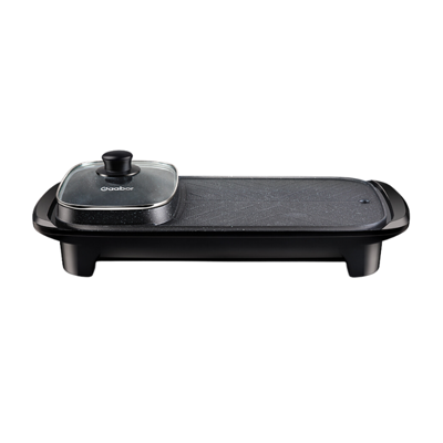 electric-grill-gaabor-gh-m13-1.7litre-black GAABOR เตาปิ้งย่างไฟฟ้า พร้อมหม้อชาบู 1.7 L รุ่น GH-M13 สีดำ