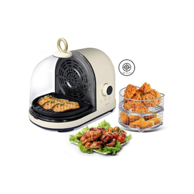 air-fryer-a-sm3-white หม้อทอดพร้อมเตาย่าง ไร้น้ำมัน รุ่น A-SM3 สี White