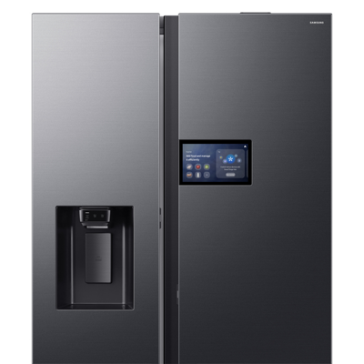 เครื่องใช้ไฟฟ้า AI SAMSUNG ตู้เย็น SIDE BY SIDE รุ่น RS90F65D2FST สีดำ 21.7 คิว