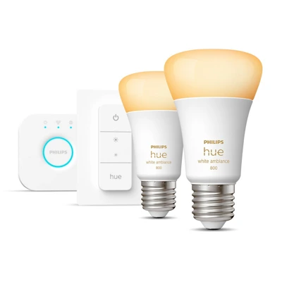 PHILIPS ชุดหลอดไฟอัจฉริยะ LED White Ambient รุ่น HUEWASET