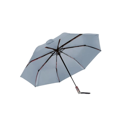 ร่มกันแดดอัจฉริยะ Namiko พับได้อัตโนมัติ ป้องกัน UV วัสดุเส้นใยโพลีเอสเตอร์ 100% เสริมความแข็งแรงด้วยโครงสเตนเลส + ไฟเบอร์กลาส รุ่น UVO1001 สีLight Blue