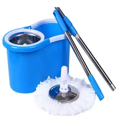spin-mop-thai-sun-sport THAI SUN SPORT ถังปั่นและไม้ถูพื้น SPIN MOP สีฟ้า