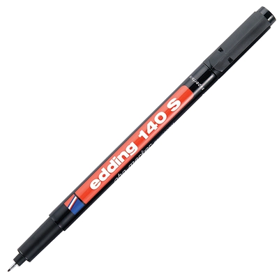 ปากกาเขียนแผ่นใสลบไม่ได้ ดำ เอ็ดดิ้ง 140S