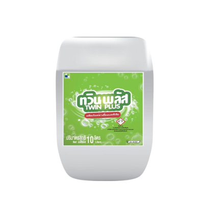 PEERAPAT น้ำยาทำความสะอาดฆ่าเชื้อแบคทีเรีย Twin Plus 10 ลิตร