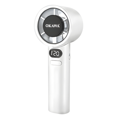 OKAWA พัดลมมือถือ รุ่น PF-01 120 สปีด สีขาว ชาร์จ Type-C