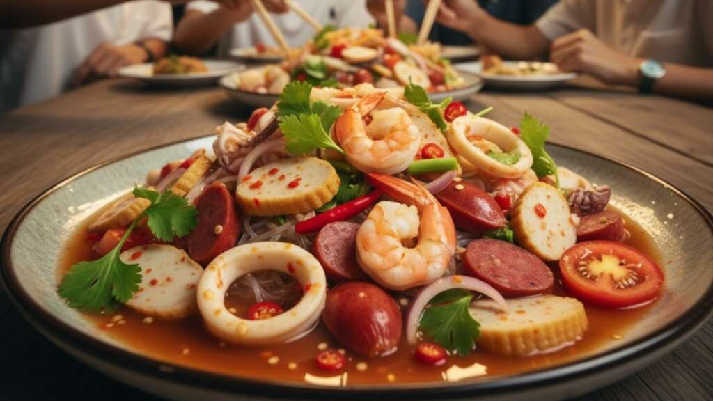 menu-family-party-spicy-salad เมนูปาร์ตี้ครอบครัว ยำ