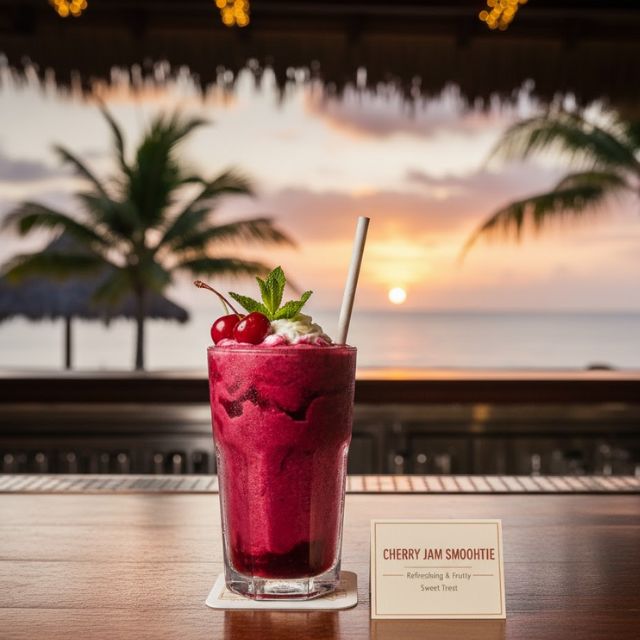 สูตรม็อกเทลสมูทตี้เชอร์รีแยม