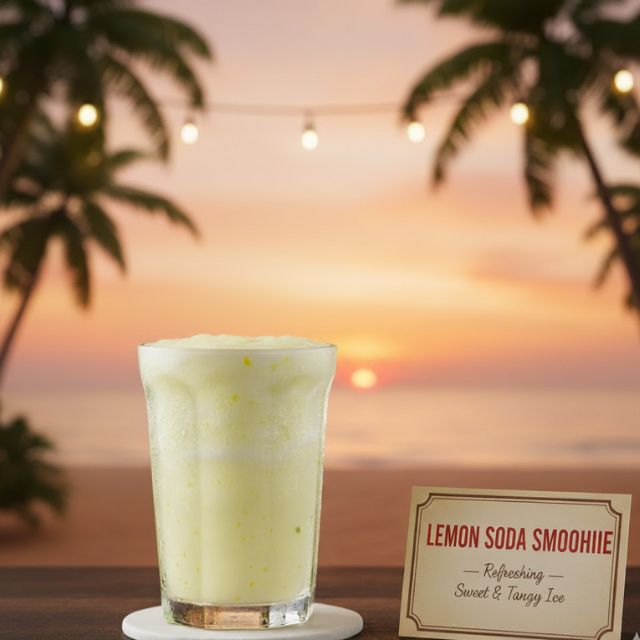 สูตรม็อกเทล มะนาวโซดาปั่น