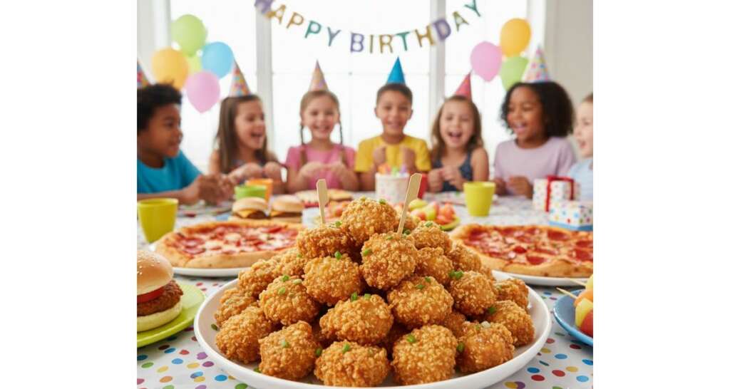 อาหารปาร์ตี้เด็ก ไก่ป๊อป