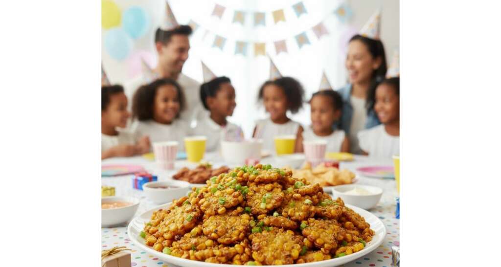 อาหารปาร์ตี้เด็ก ข้าวโพดทอด