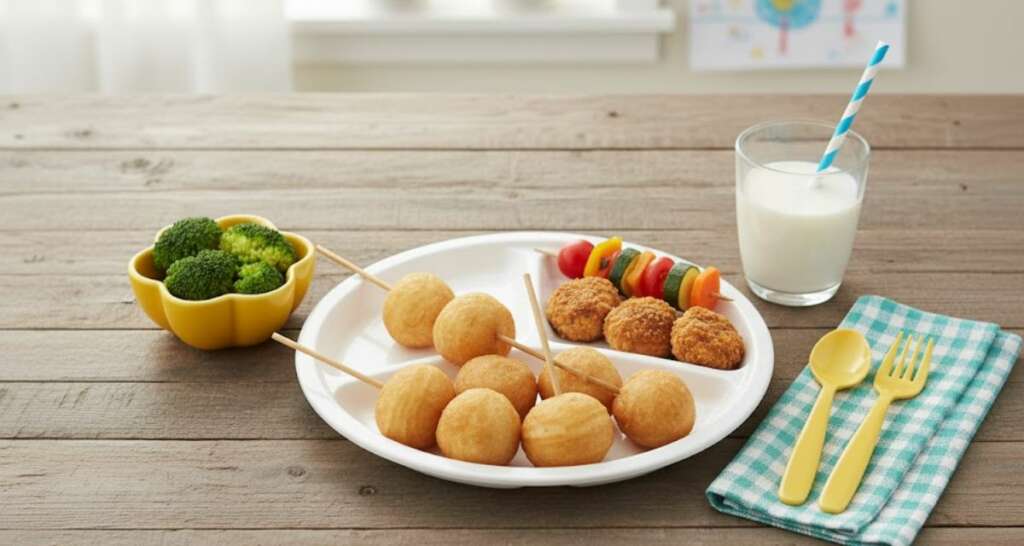 อาหารปาร์ตี้เด็ก ขนมโป๊งเหน่ง