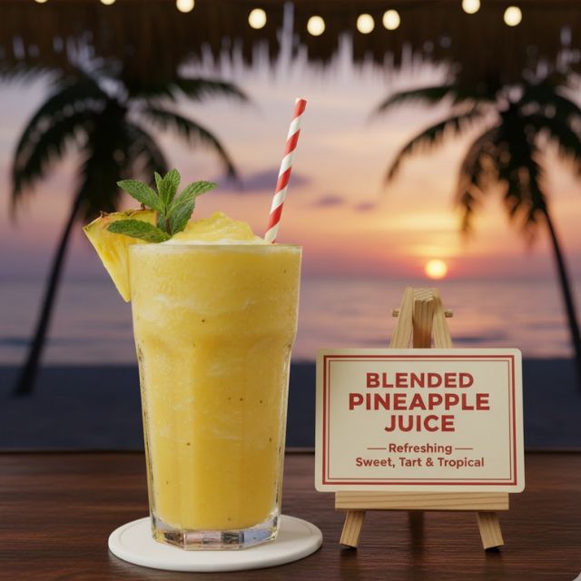 สูตรม็อกเทลน้ำสับปะรดปั่น