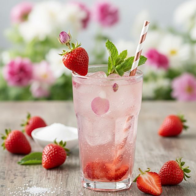 สูตรม็อกเทลสตรอว์เบอร์รีโรสโซดา