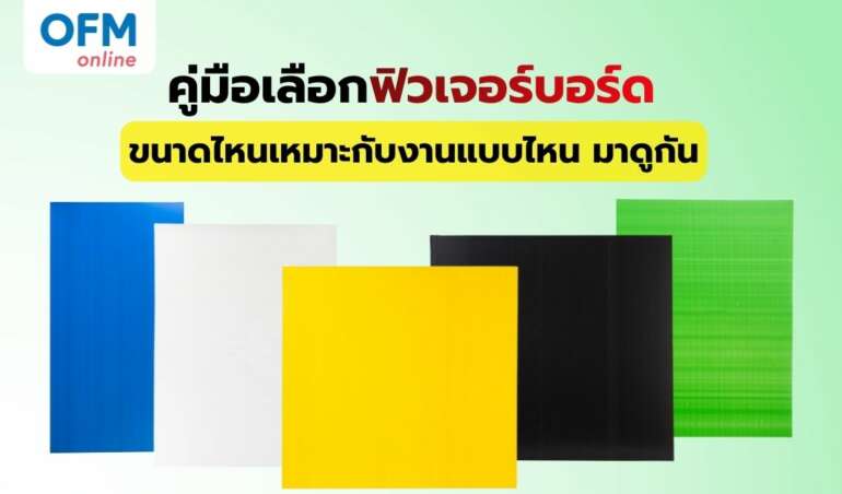 ฟิวเจอร์บอร์ด ขนาดไหนดี