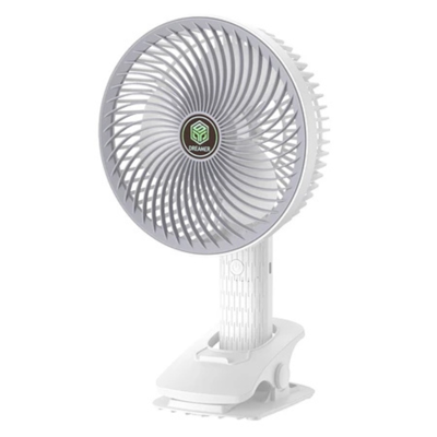 fan-dreamer-white พัดลมหน้าปัดใหญ่ แถมสายชาร์จ DREAMER ขาว