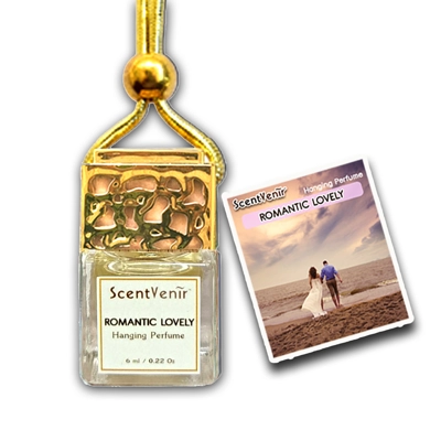 air-freshener-scentvenir-romantic-scent-lovely SCENTVENIR น้ำหอมแขวนปรับอากาศ กลิ่นโรแมนติก เลิฟลี่ ขนาด 6 มล.