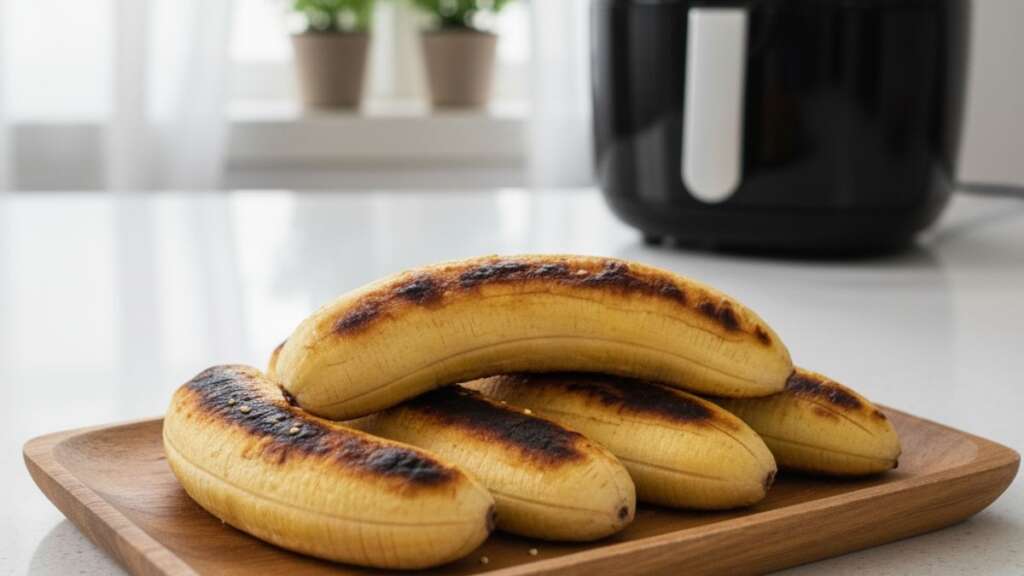 air-fryer-grilled-banana เมนูหม้อทอดไร้น้ำมัน กล้วยปิ้ง