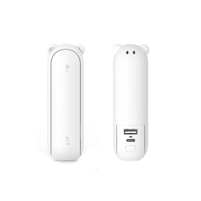 พัดลมมือถือขนาดเล็ก จีซูไลฟ์ F8X สีขาว