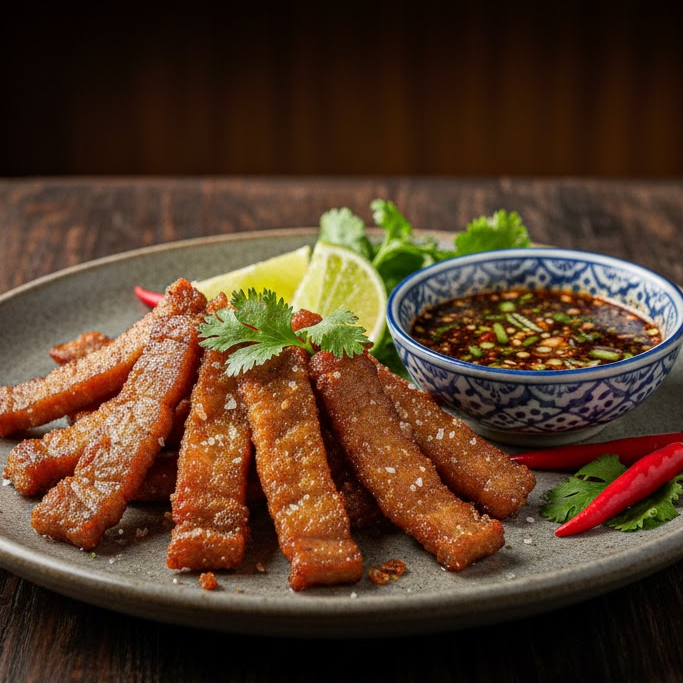 easy-menu-for-party-sun-dried-pork เมนูปาร์ตี้ง่ายๆ หมูแดดเดียว