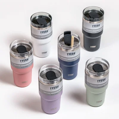 thumblr-tyeso-ts-8726c-600ml TYESO กระบอกน้ำเก็บอุณหภูมิ รุ่น TS-8726C ความจุ 600มล. คละสี