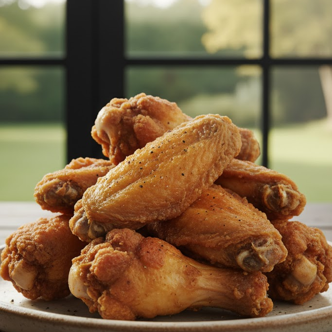 easy-menu-for-party-fried-chicken-wing เมนูปาร์ตี้ง่ายๆปีกไก่ทอดหนังกรอบ