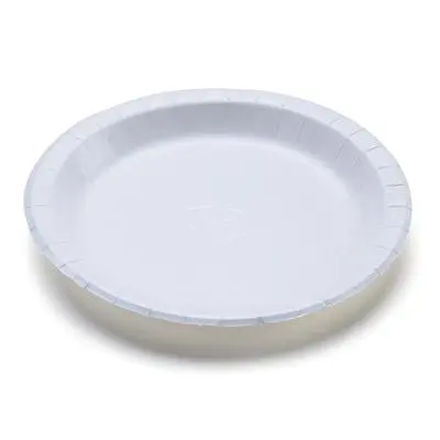 paper-plate-fest-choice-pp011 จานกระดาษขาว 7นิ้ว ไม่พิมพ์ลาย (50ใบ) FEST CHOICE PP011