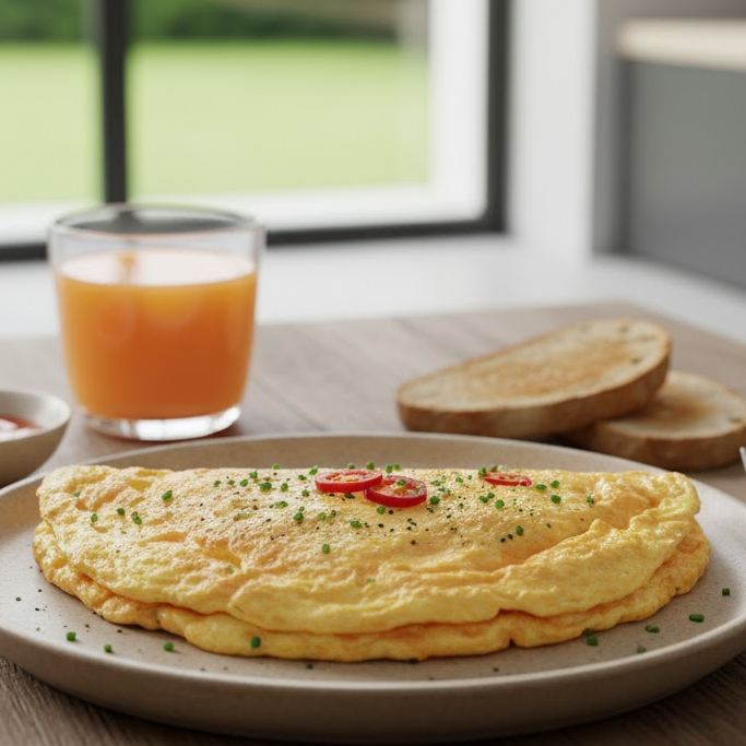 เมนูอาหารปาร์ตี้สุขภาพดีไข่เจียวไร้น้ำมัน