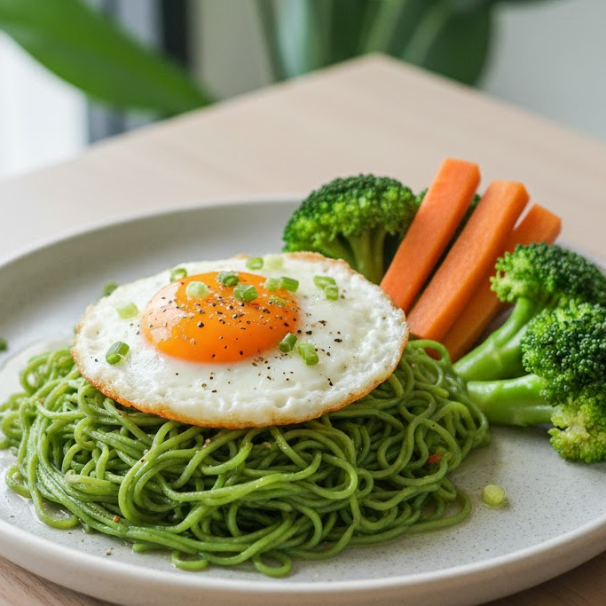 เมนูอาหารปาร์ตี้สุขภาพดีบะหมี่ผักไข่ดาว