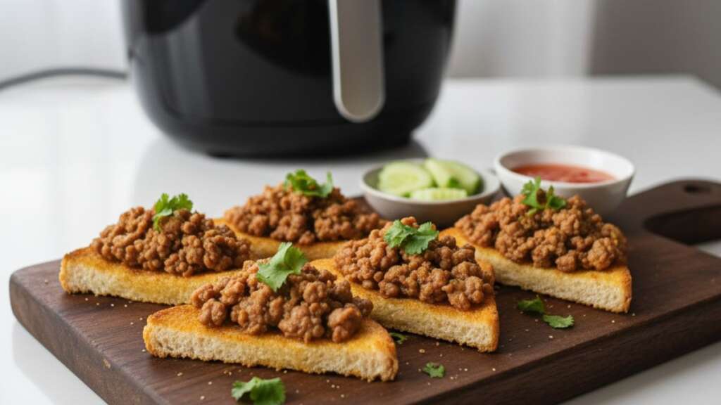 air-fryer-bread เมนูหม้อทอดไร้น้ำมัน ขนมปัง