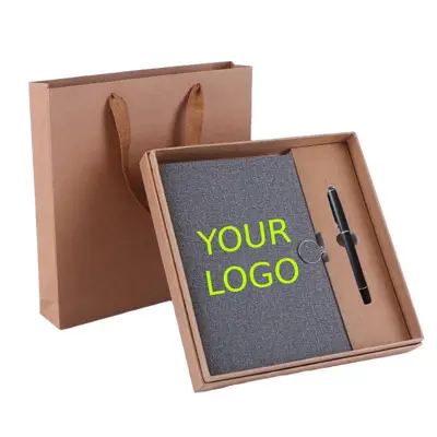 diary-book-b5-grey สมุด DIARY พร้อมปากกา สีเทา ขนาด B5 (ผลิตขั้นต่ำ 100 เล่ม)