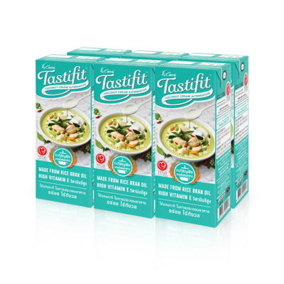 TASTIFIT กะทิธัญพืช ทางเลือกเพื่อสุขภาพ ไขมันอิ่มตัวต่ำ ไม่มีคอเลสเตอรอล (200ml X 6กล่อง)