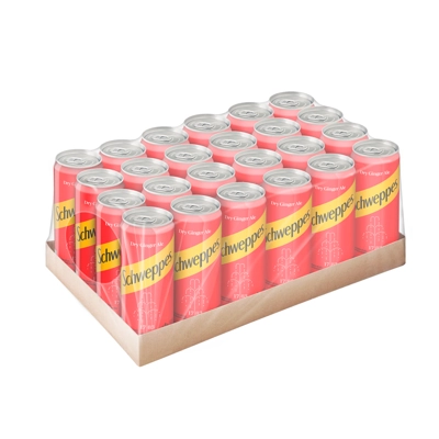 SCHWEPPES เครื่องดื่มมิกเซอร์จิงเจอร์เอล กระป๋อง 330มล. แพ็ค 24