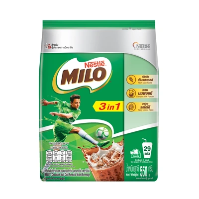 MILO เครื่องดื่มรสช็อกโกแล็ต Active-Go 3in1 550 กรัม