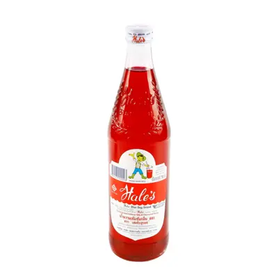 hales-blue-boy-red HALE'S BLUE BOY น้ำหวานเข้มข้น กลิ่นสละ สีแดง ขนาด 710 มล.