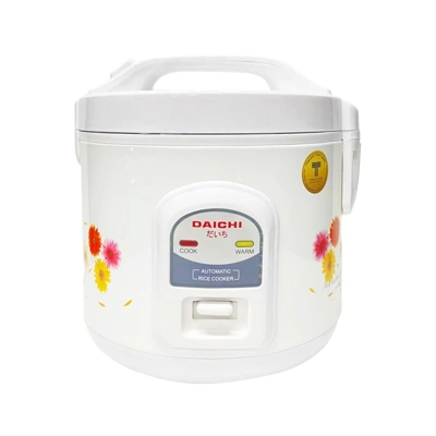 DAICHI หม้อหุงข้าวอุ่นทิพย์ 1 ลิตร ลายดอกไม้ รุ่น MRC-112