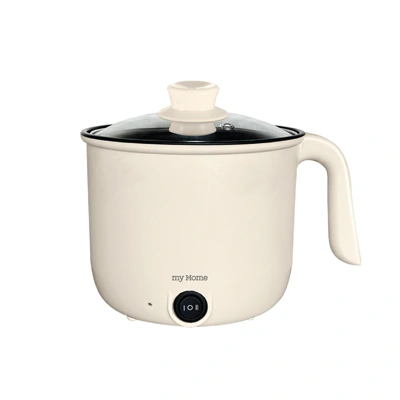 MY HOME หม้ออเนกประสงค์ รุ่น KT59 สีครีม ความจุ 1.5 ลิตร