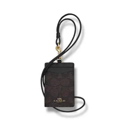 COACH สายคล้องบัตร รุ่น ID LANYARD IN SIGNATURE CANVAS (CZ285IMXAQ)